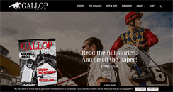 Desktop Screenshot of gallop-magazine.com